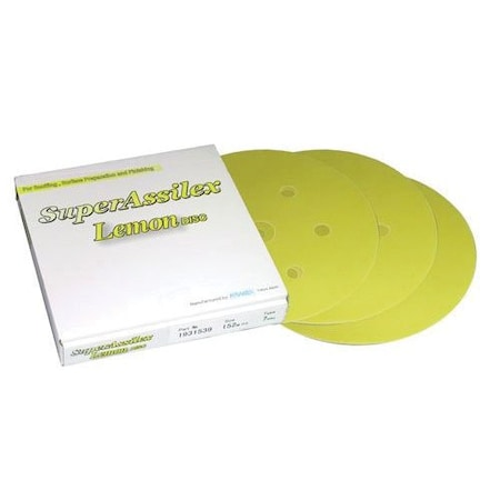 Eagle Abrasives 6'  Super Assilex Discs - Lemon, 8005, 25PK 193-1539